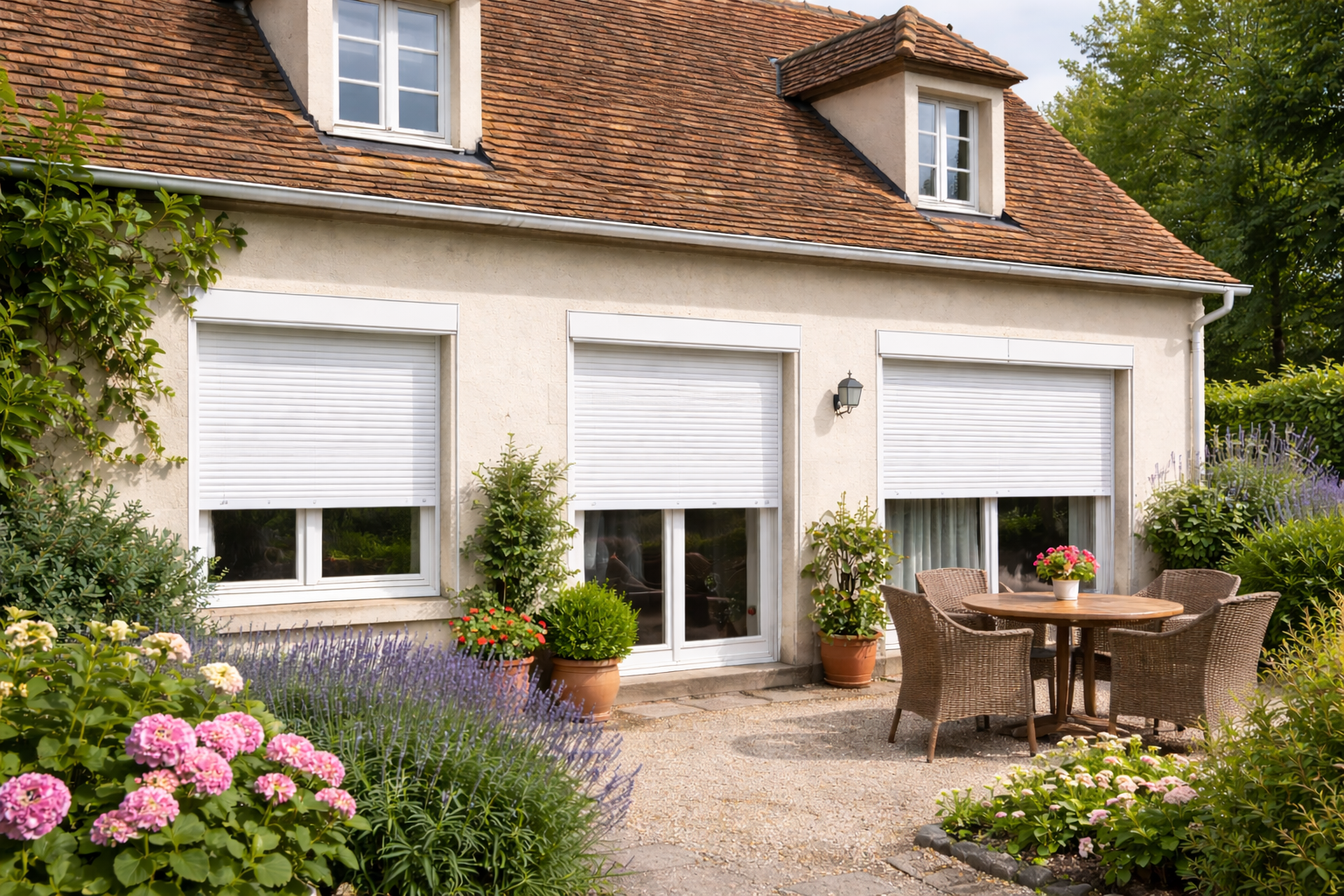 Volets - Exemple de réalisation. - LAFORGE de l'habitat Liège